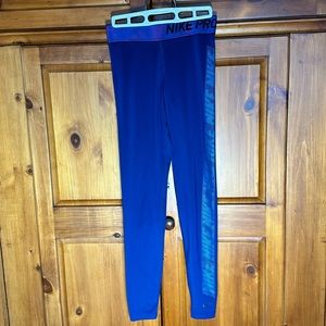 Nike PRO Women’s Blue Workout Athletic Leggings